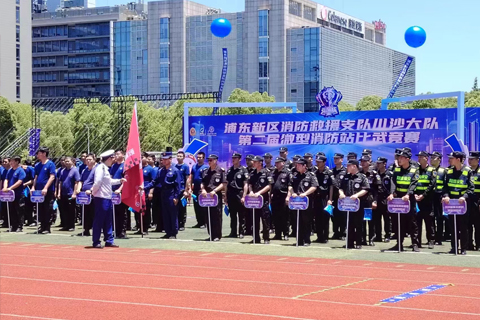 上海通友保安服務(wù)有限公司閃耀川沙消防比武競(jìng)賽，嚴(yán)定峰總經(jīng)理榮